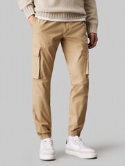 Calvin Klein Natural Skinny Cargo Trousers - Image 1 of 4