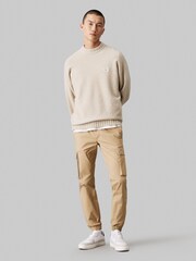 Calvin Klein Natural Skinny Cargo Trousers - Image 2 of 4
