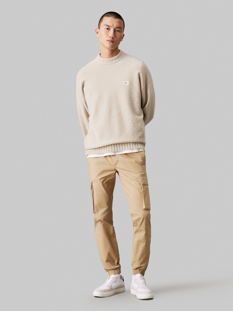 Calvin Klein Natural Skinny Cargo Trousers - Image 2 of 4