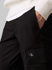 Calvin Klein Black Skinny Cargo Trousers - Image 4 of 4