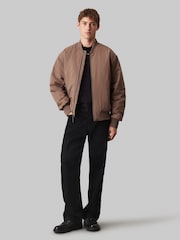 Calvin Klein Brown Hero Sport Bomber Jacket - Image 1 of 5