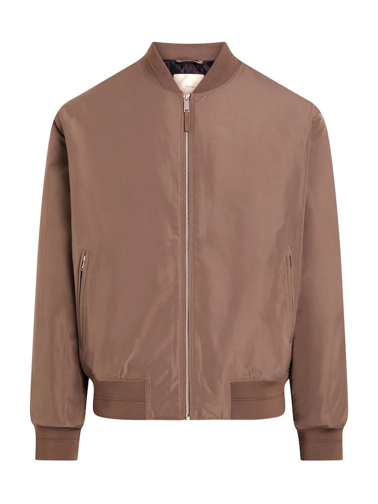 Calvin Klein Brown Hero Sport Bomber Jacket - Image 3 of 5