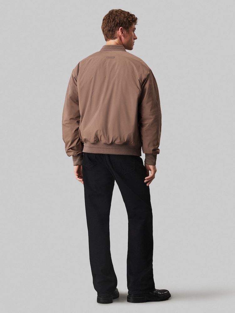 Calvin Klein Brown Hero Sport Bomber Jacket - Image 4 of 5
