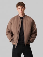 Calvin Klein Brown Hero Sport Bomber Jacket - Image 5 of 5