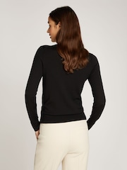 Calvin Klein Black Merino Wool Roll Neck Jumper - Image 1 of 5