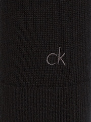 Calvin Klein Black Merino Wool Roll Neck Jumper - Image 5 of 5