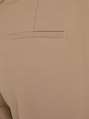 Calvin Klein Brown Slim Fit Stretch Wool Straight Trousers - Image 7 of 7