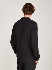 Calvin Klein Black Crew Neck Knit Jumper - Image 2 of 6
