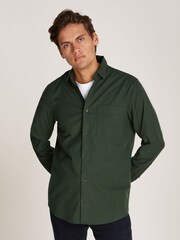 Calvin Klein Blue Flannel Solid Shirt - Image 1 of 6