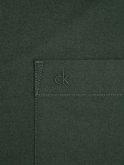 Calvin Klein Blue Flannel Solid Shirt - Image 6 of 6