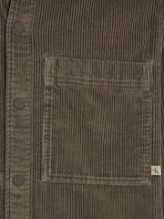 Calvin Klein Brown 100% Cotton Corduroy Overshirt - Image 6 of 6