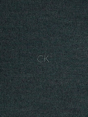 Calvin Klein Blue Merino Crew Neck Jumper - Image 6 of 6
