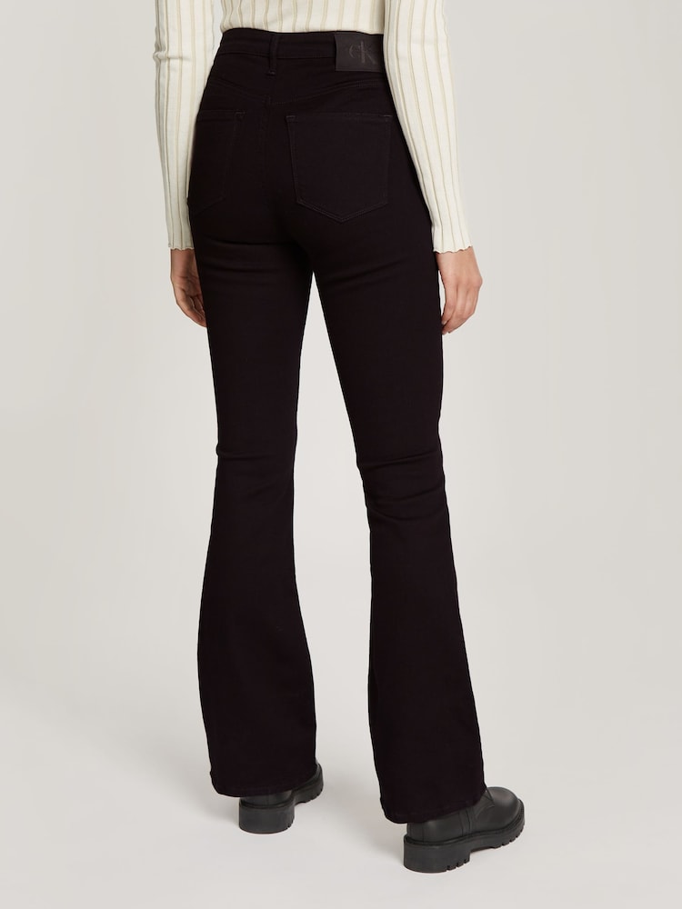 Calvin Klein Black Skinny Bootcut Jeans - Image 1 of 5
