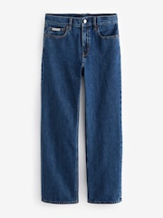 Calvin Klein Indigo Blue 100% Cotton Hero 90'S Straight Jeans - Image 2 of 2