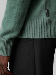 Calvin Klein Green Luxury Wool Turtleneck Jumper - Image 5 of 5
