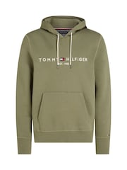 Tommy Hilfiger Green Tommy Hilfiger Green Logo Hoodie - Image 1 of 1