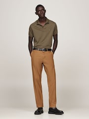 Tommy Hilfiger Green Regular Fit Liquid 100% Cotton Essential Polo Shirt - Image 2 of 6