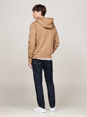 Tommy Hilfiger Natural Tommy Hilfiger Green Logo Hoodie - Image 2 of 7