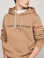 Tommy Hilfiger Natural Tommy Hilfiger Green Logo Hoodie - Image 4 of 7
