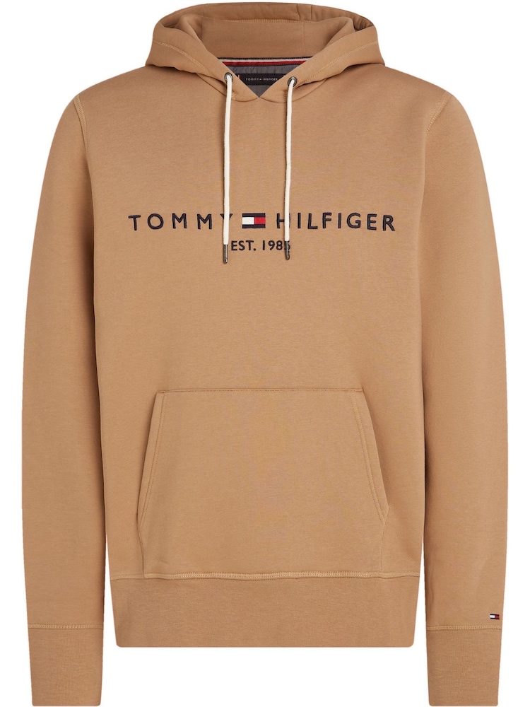 Tommy Hilfiger Natural Tommy Hilfiger Green Logo Hoodie - Image 5 of 7