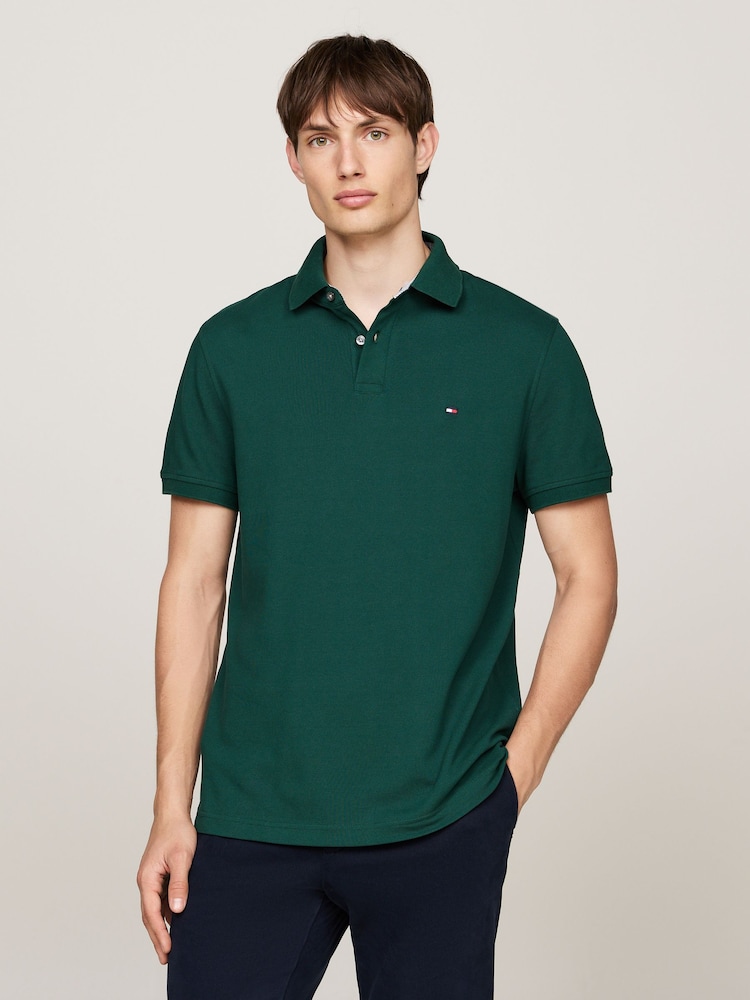 Tommy Hilfiger Green 1985 Regular Fit Polo Shirt - Image 1 of 6
