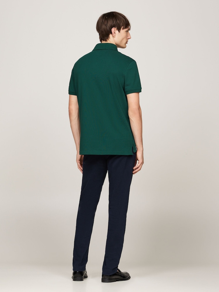 Tommy Hilfiger Green 1985 Regular Fit Polo Shirt - Image 2 of 6