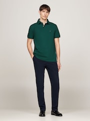Tommy Hilfiger Green 1985 Regular Fit Polo Shirt - Image 4 of 6
