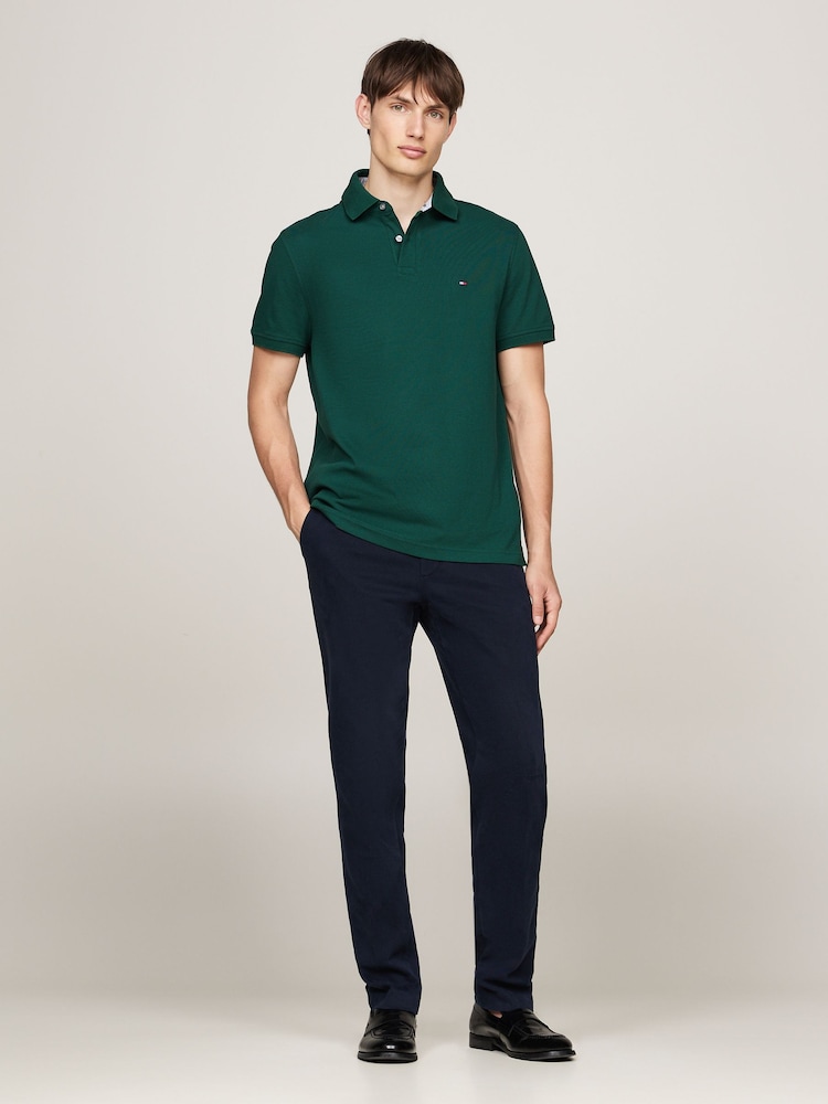 Tommy Hilfiger Green 1985 Regular Fit Polo Shirt - Image 4 of 6