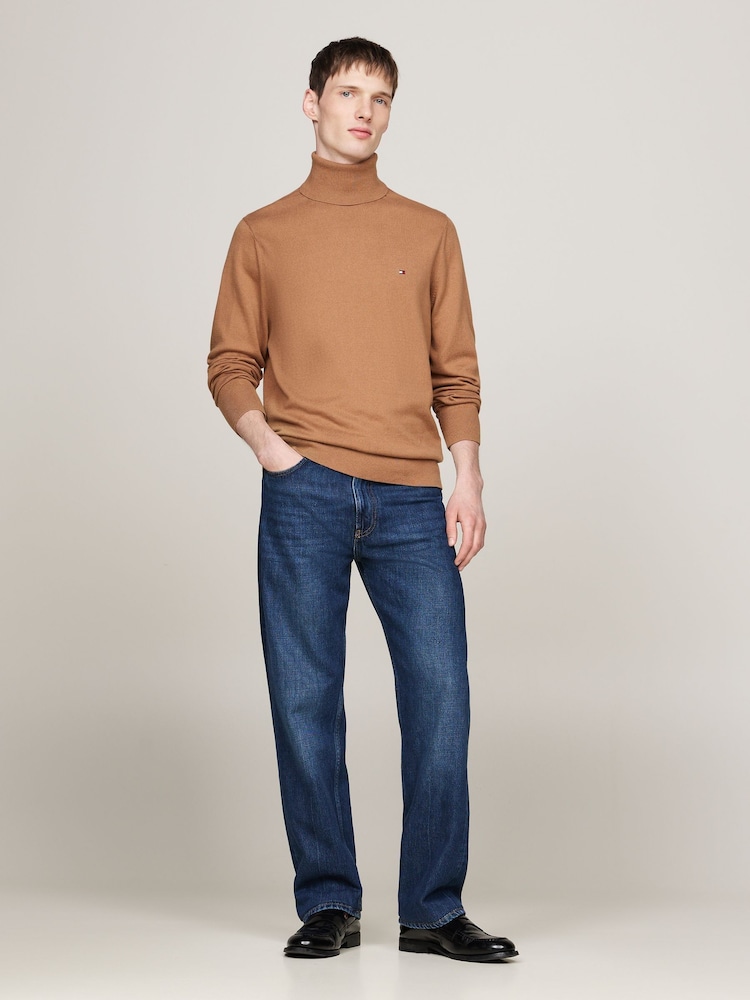 Natuurlijk - Tommy Hilfiger Pima Cotton Cashmere Roll Neck Sweater - Image 3 of 5