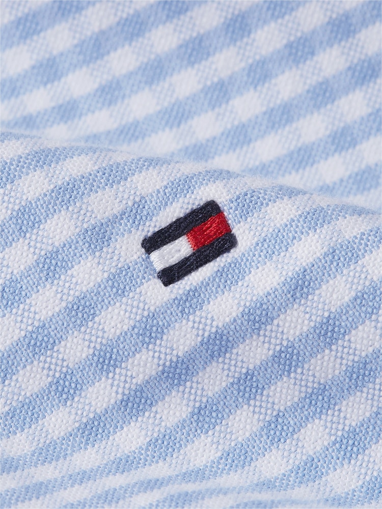 Tommy Hilfiger синий стандартный крой Heritage оксфордская ткань х/б - Изображение 6 из 6