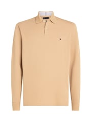 Tommy Hilfiger Brown 1985 Regular Long Sleeve Polo Shirt - Image 6 of 6