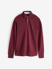 Tommy Hilfiger Red 1985 Regular Fit Long Sleeved Polo Shirt - Image 5 of 5