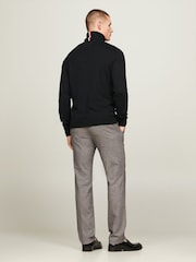 Zwart - Tommy Hilfiger Pima Cotton Cashmere Roll Neck Sweater - Image 2 of 5