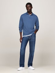 Tommy Hilfiger Blue 1985 Regular Long Sleeve Polo Shirt - Image 3 of 5