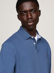 Tommy Hilfiger Blue 1985 Regular Long Sleeve Polo Shirt - Image 4 of 5