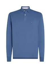 Tommy Hilfiger Blue 1985 Regular Long Sleeve Polo Shirt - Image 5 of 5