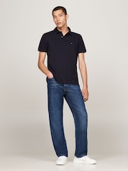 Tommy Hilfiger Blue Regular Fit Flag Polo Shirt - Image 1 of 6