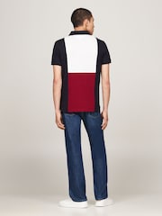 Tommy Hilfiger Blue Regular Fit Flag Polo Shirt - Image 2 of 6
