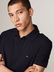 Tommy Hilfiger Blue Regular Fit Flag Polo Shirt - Image 3 of 6