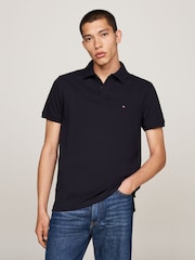 Tommy Hilfiger Blue Regular Fit Flag Polo Shirt - Image 4 of 6