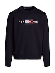 Tommy Hilfiger Flag Embroidered Sweatshirt - Image 5 of 5