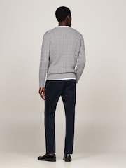 Tommy Hilfiger Grey Classic Cable Jumper - Image 2 of 5