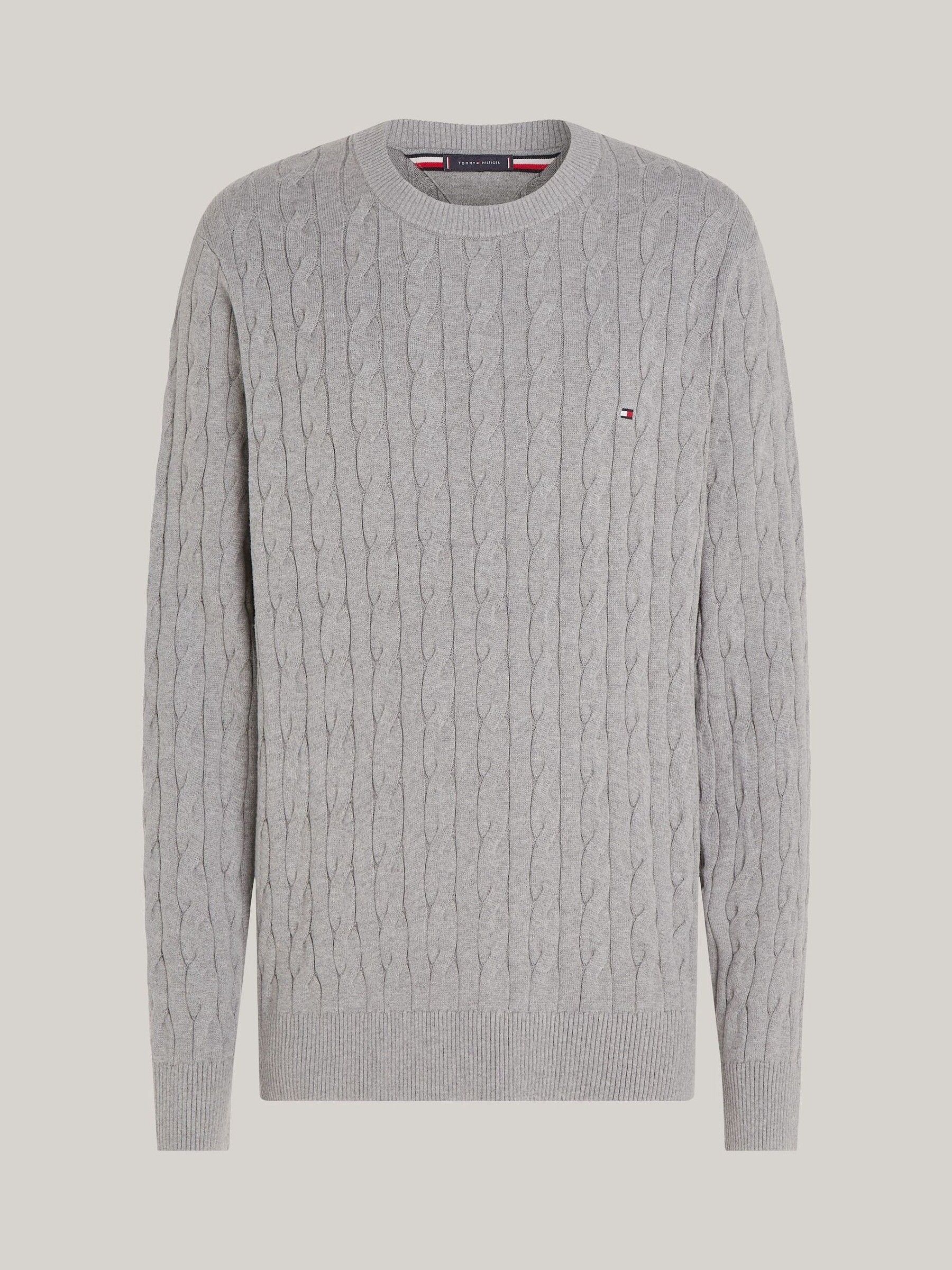 Buy Tommy Hilfiger Grey Classic Cable Jumper from Next USA