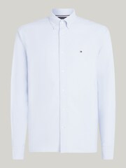 Tommy Hilfiger Blue Regular Fit Solid Heritage Oxford Shirt - Image 3 of 3