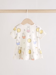 Cream Baby License Miffy Short Sleeve Top and Leggings Set 2 Piece - Image 5 of 11