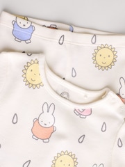Cream Baby License Miffy Short Sleeve Top and Leggings Set 2 Piece - Image 8 of 11
