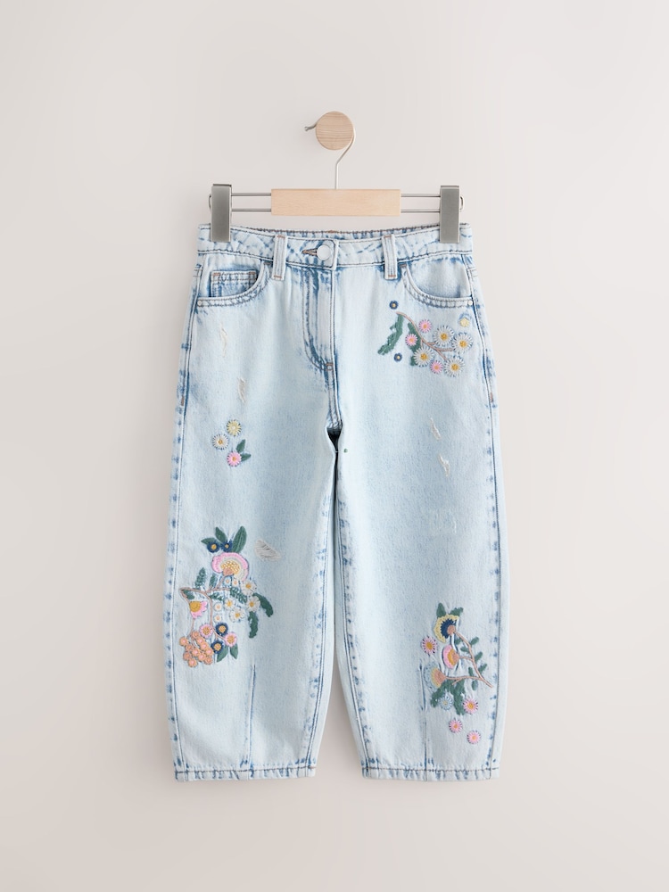 Pantalon Skinny Designer Italien - Imprimé Fleurs Et Oiseaux Multicolore - Taille 2XS - Occasion Très Bon état