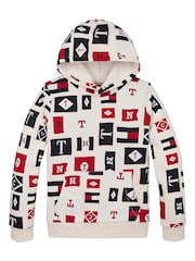 Tommy Hilfiger Flags White Hoodie - Image 1 of 3