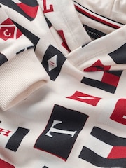 Tommy Hilfiger Flags White Hoodie - Image 3 of 3