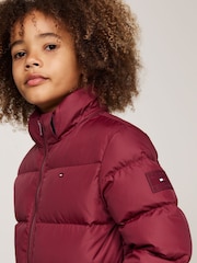 Tommy Hilfiger Red Boys Essential Down Puffer Jacket - Image 3 of 5